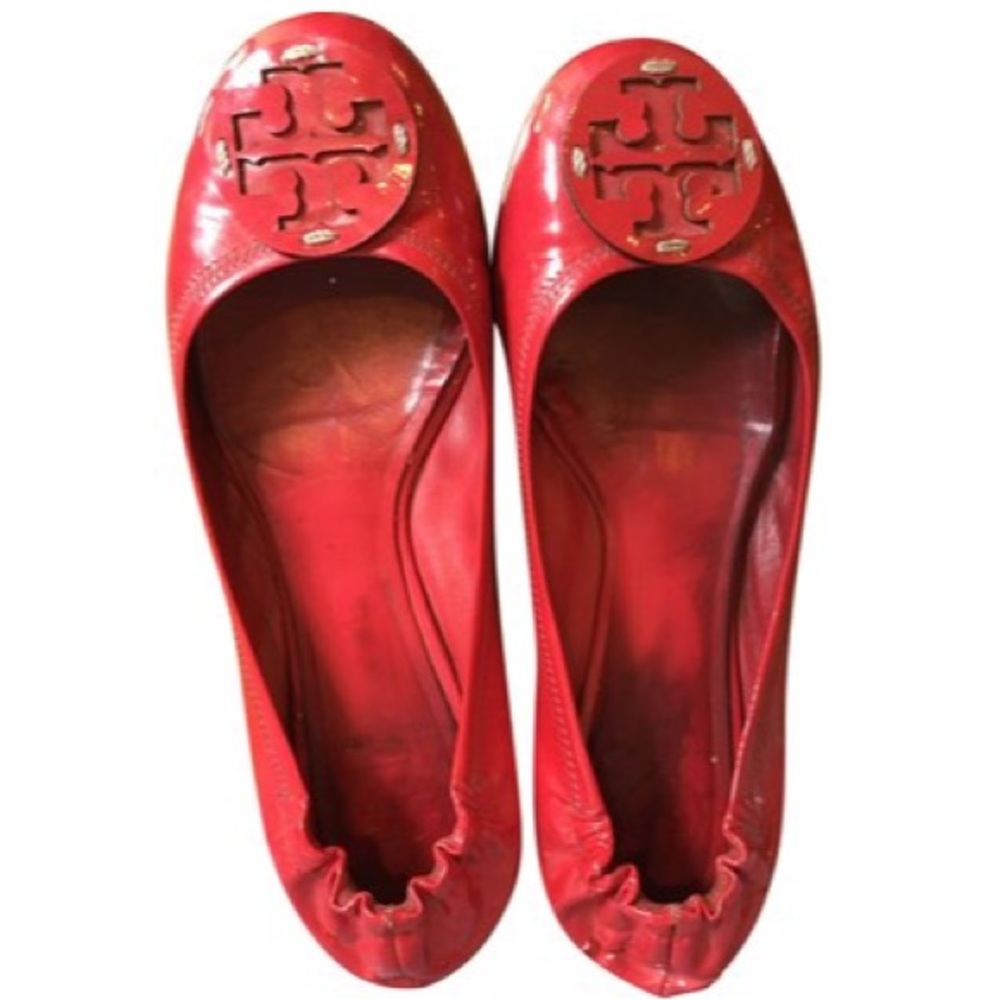Tory Burch Reva Patent Leather Flats